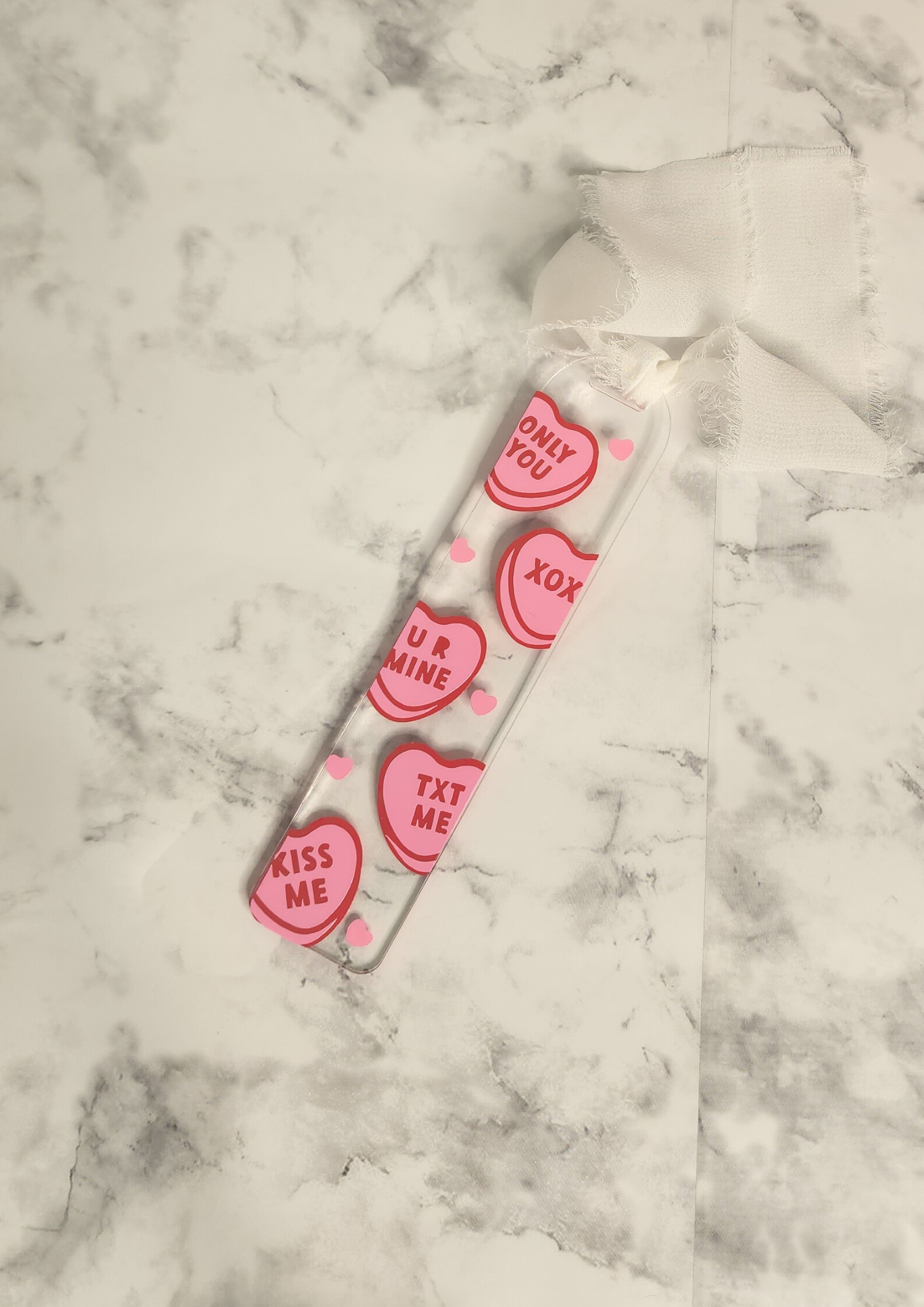 Valentine's Acrylic Bookmark – brianncraftshop